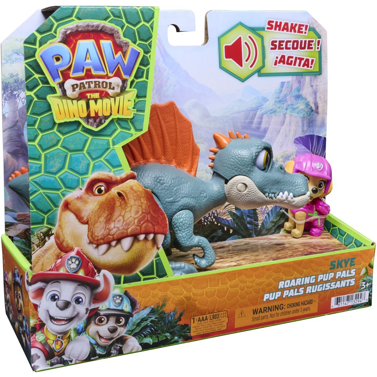 Spin Master Tlapková patrola Dino figurka se zvuky + Skye