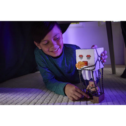 Mattel Minecraft velká figurka Ghast s ohnivou koulí