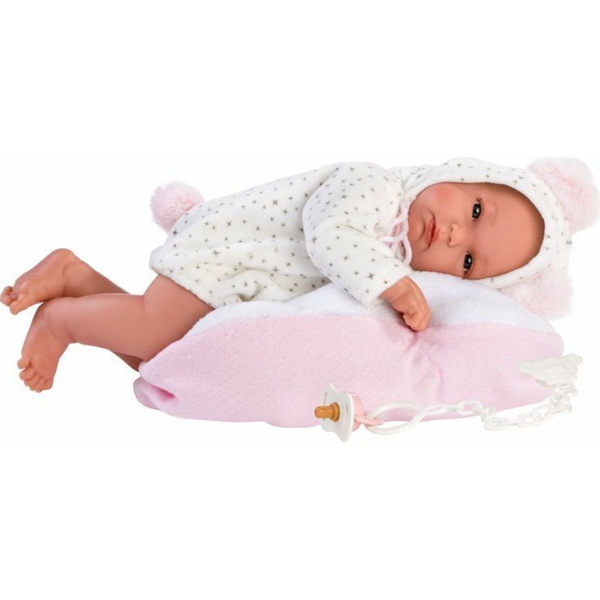 Llorens M635-66 obleček pro panenku miminko New born velikosti 35-36 cm
