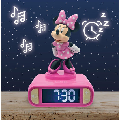 Lexibook Budík Minnie se svítící figurkou