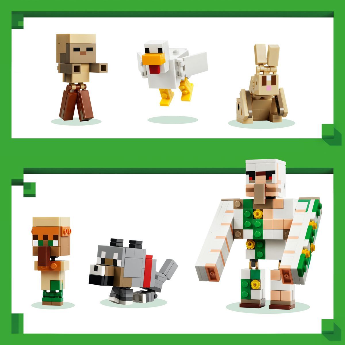 LEGO® Minecraft® 21592 Kuřecí žokej a útok v poušti