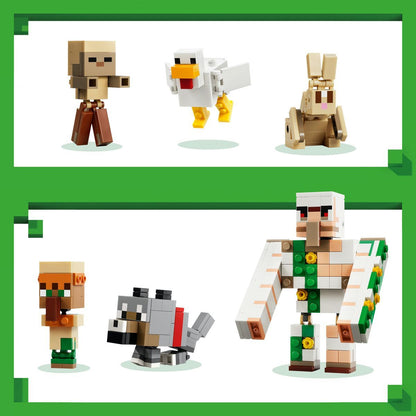 LEGO® Minecraft® 21592 Kuřecí žokej a útok v poušti