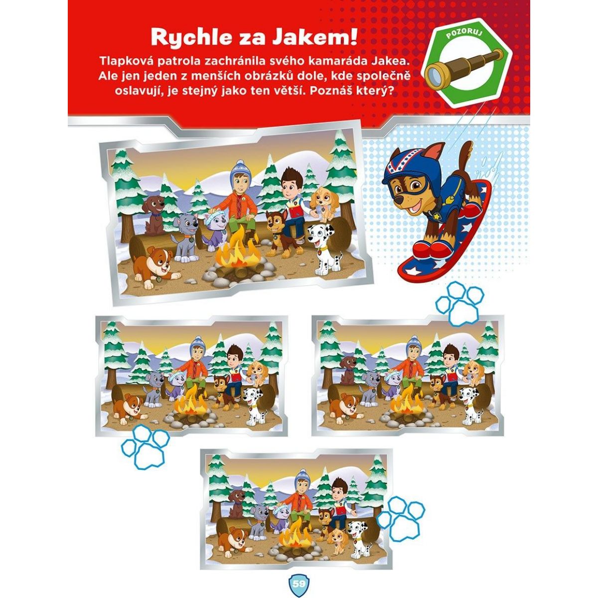Tlapková patrola - Knížka plná zábavy