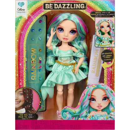 Rainbow High Be Dazzling Fashion panenka - Celine Turquoise (Teal)