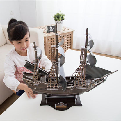 CubicFun 3D Puzzle Válečná loď Queen Anne 155 dílků