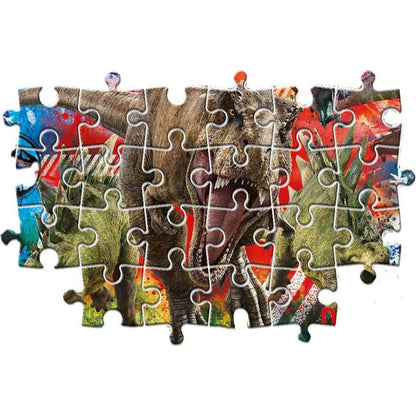 Clementoni Puzzle Supercolor maxi Jurský svět 60 dílků