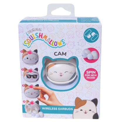 Lazerbuilt Squishmallows Face-change TWS Earbuds - Cam