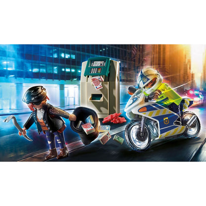 PLAYMOBIL® 70572 Policejní motorka Pronásledování lupiče