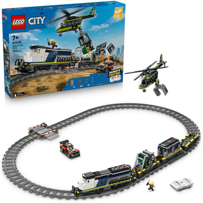 LEGO® City 60508 Loupež v policejním vlaku