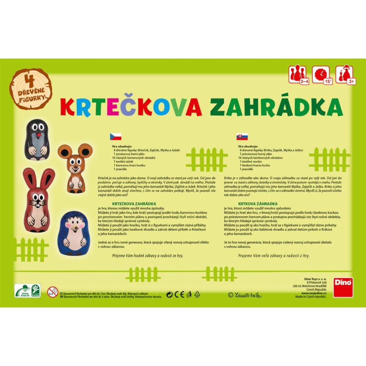 Dino Krtečkova zahrádka dětská hra (4139)
