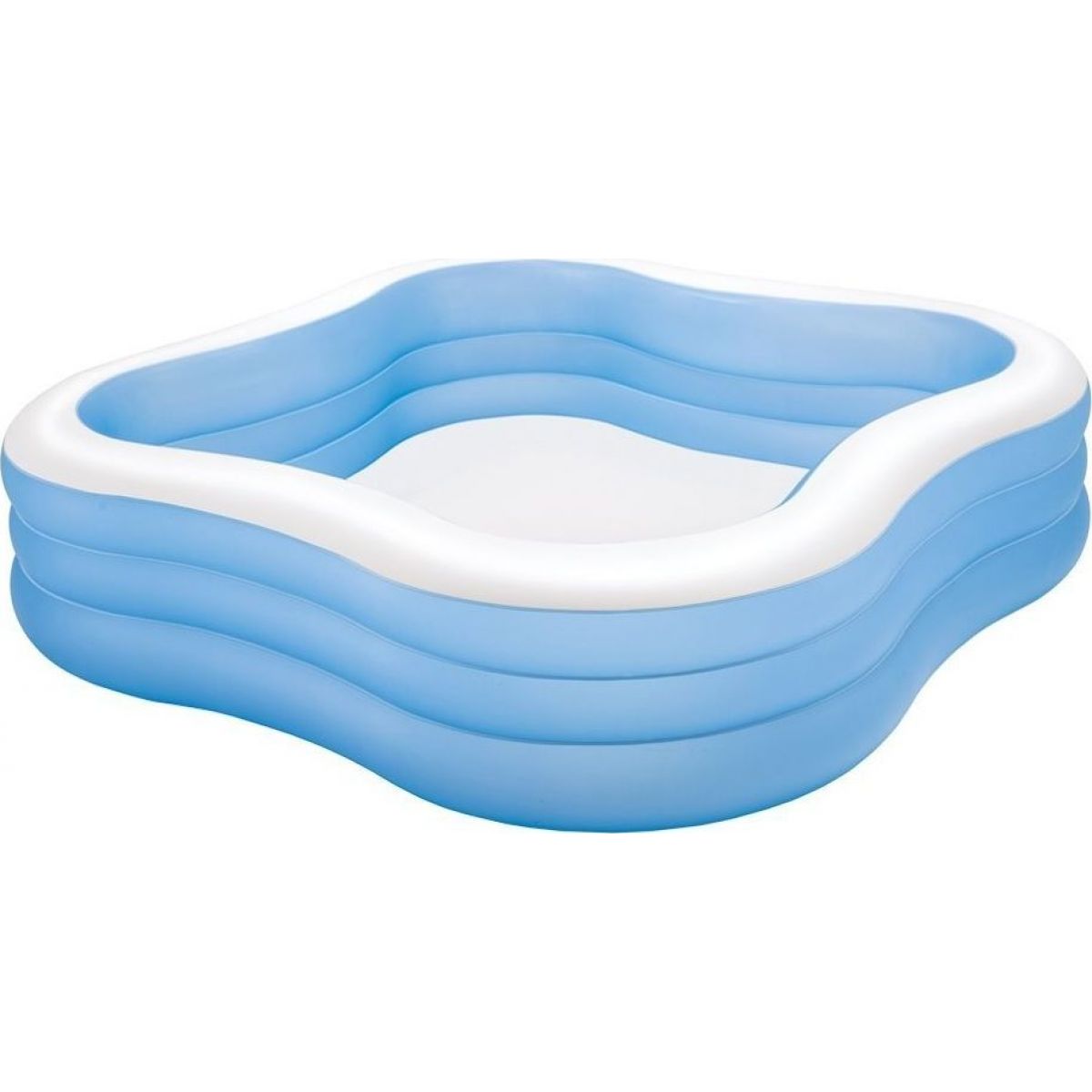 Intex 57495 bazén rodinný čtverec 229 x 229 x 56 cm