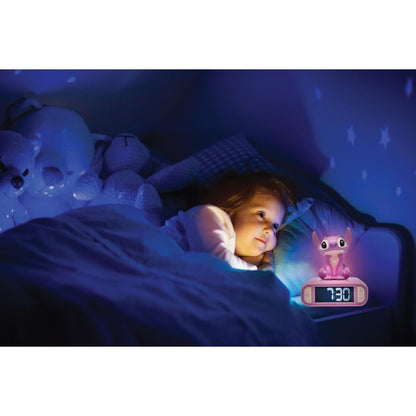 Lexibook Budík Stitch Angel se svítící figurkou