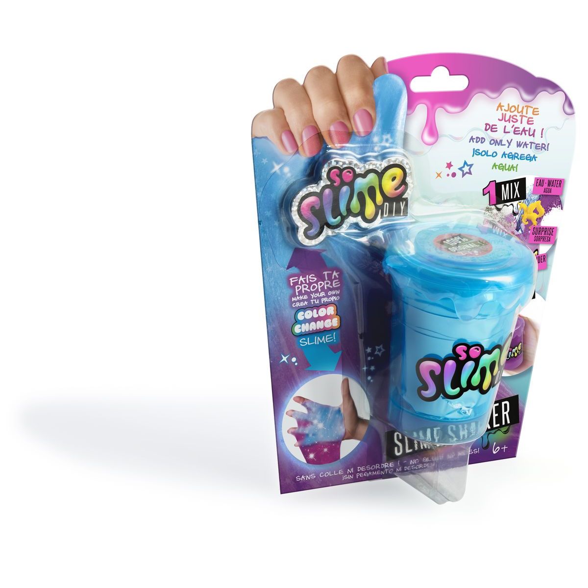 So Slime Shaker mění barvu modrý