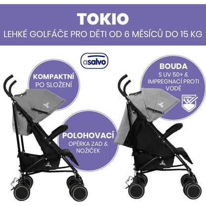 Asalvo TOKIO golfáče 6 m - 15 kg anthracite