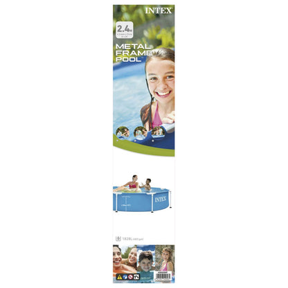 Intex 28205 Metal Frame Bazén 244 cm x 51 cm - Poškozený obal