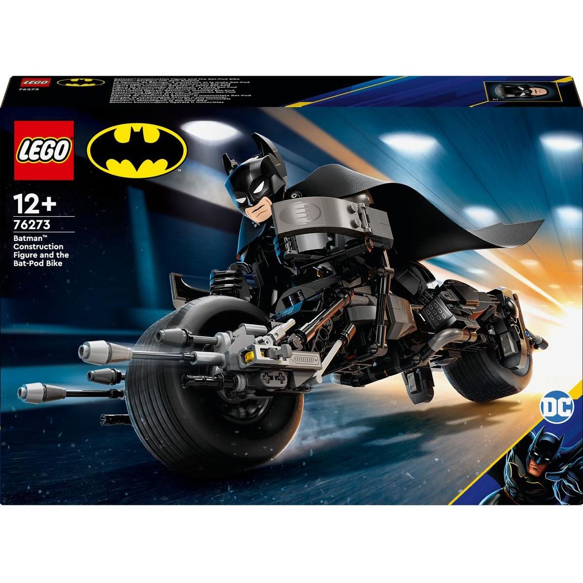 LEGO® DC Batman™ 76273 Sestavitelná figurka: Batman™ a motorka Bat-Pod