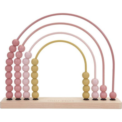Little Dutch Počítadlo dřevěné duha Pink - Poškozený obal