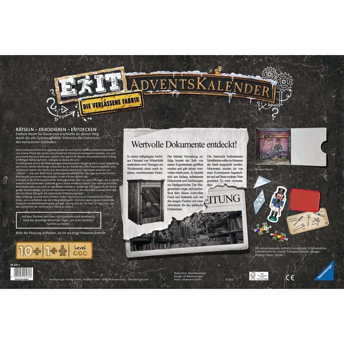 Ravensburger 235384 EXIT Adventní kalendář Továrna