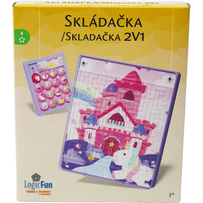 Sparkys Hlavolam Huarong Road 4. - růžový