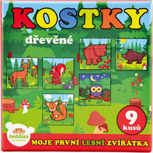 Kostky kubus Moje první lesní zvířátka