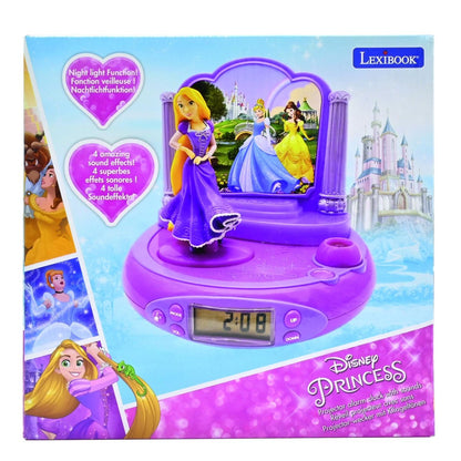 Lexibook 3D budík Disney princezny s projekcí času