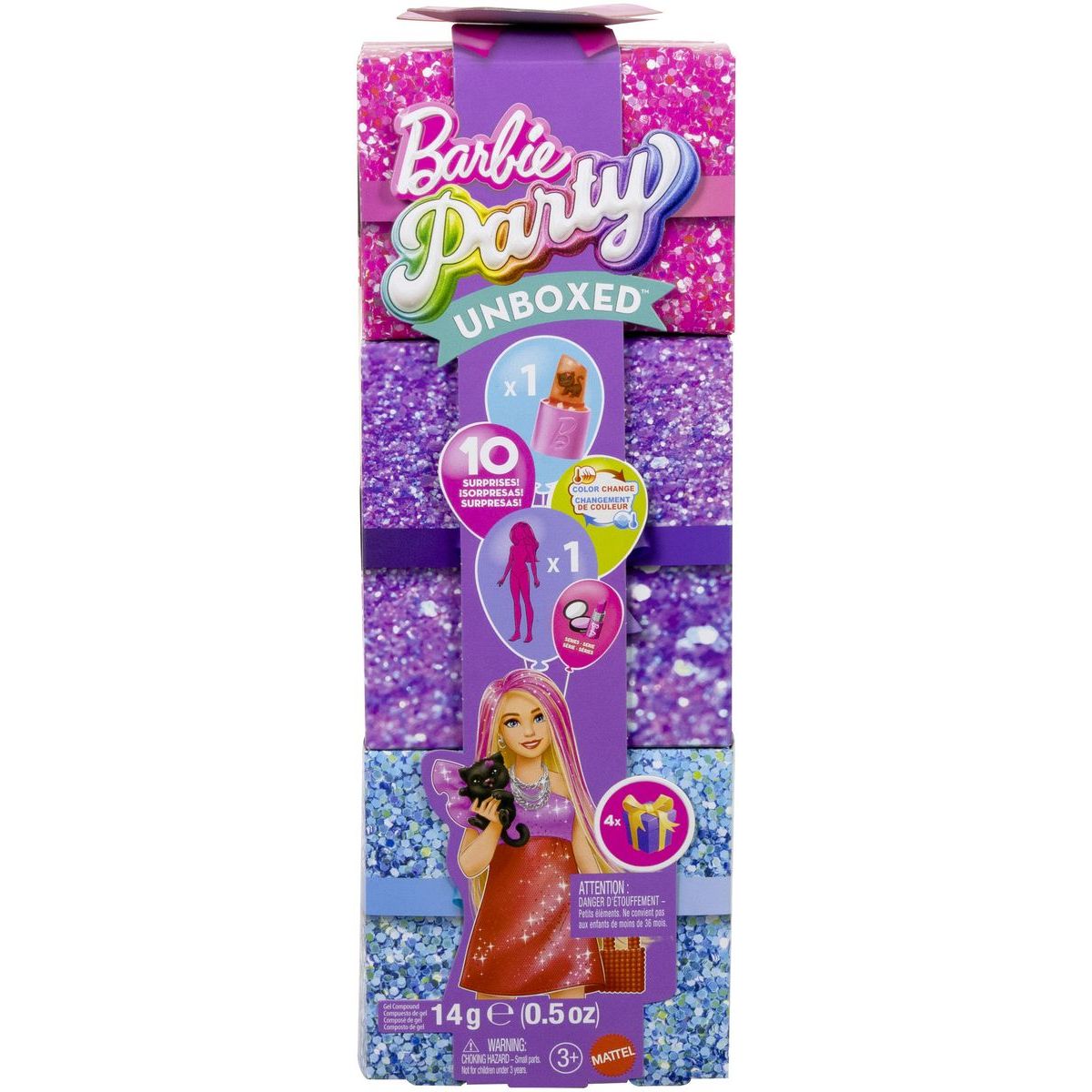 Mattel Barbie Party Reveal Glam Party červená