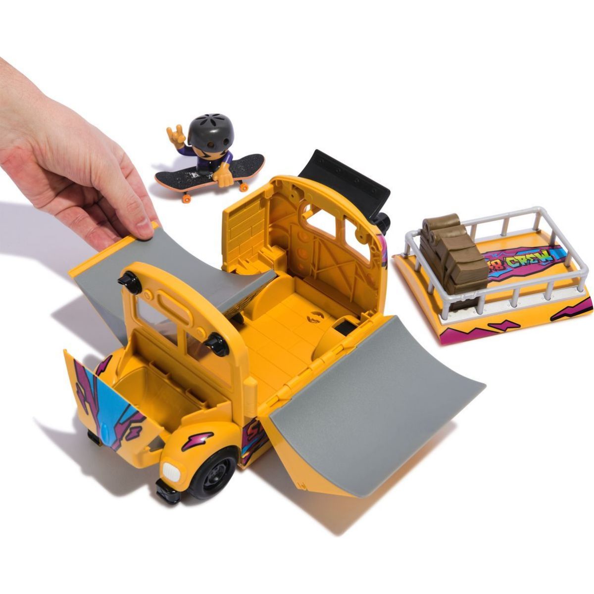 Tech Deck SK8 Crew autobus playset