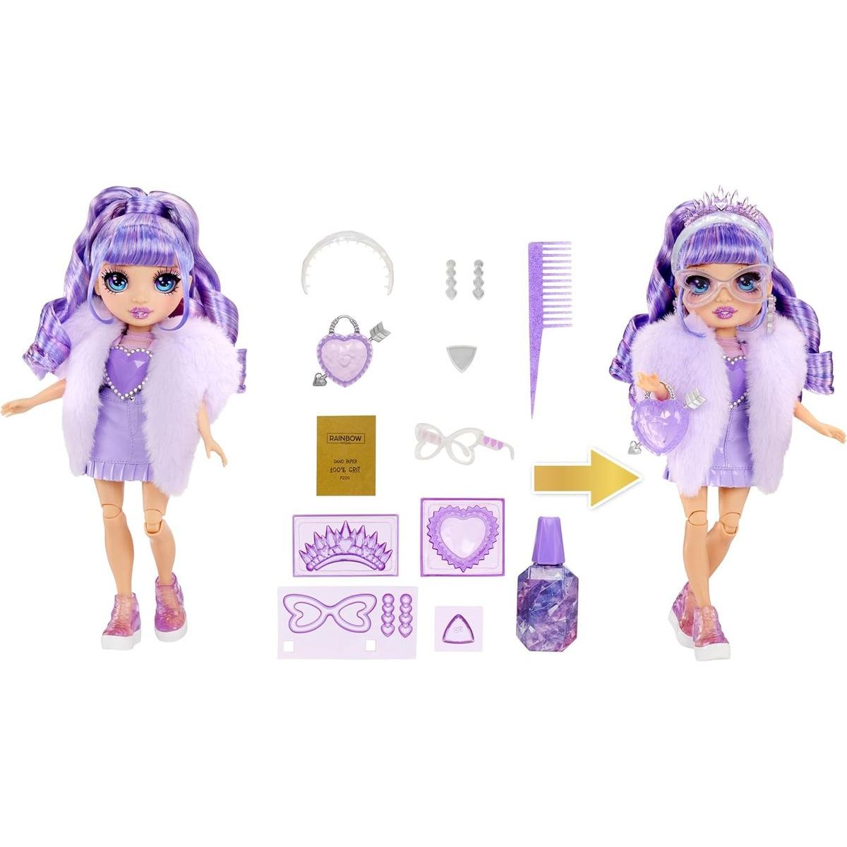 Rainbow High Creative Crystals panenka - Violet Willow