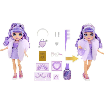 Rainbow High Creative Crystals panenka - Violet Willow