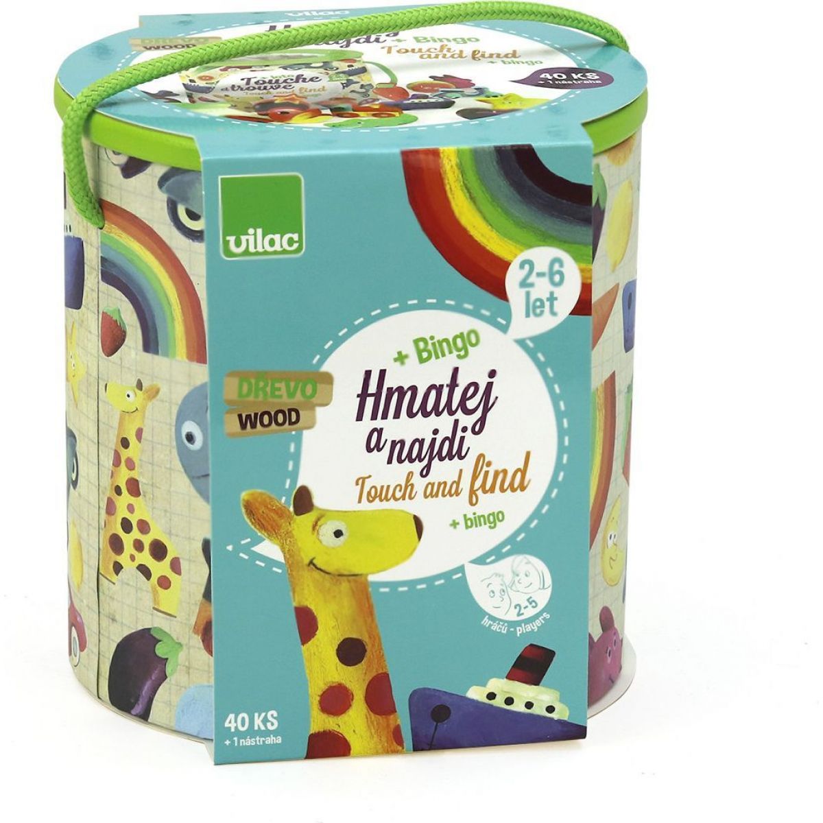 Vilac Dřevěná hra Hmatej a najdi
