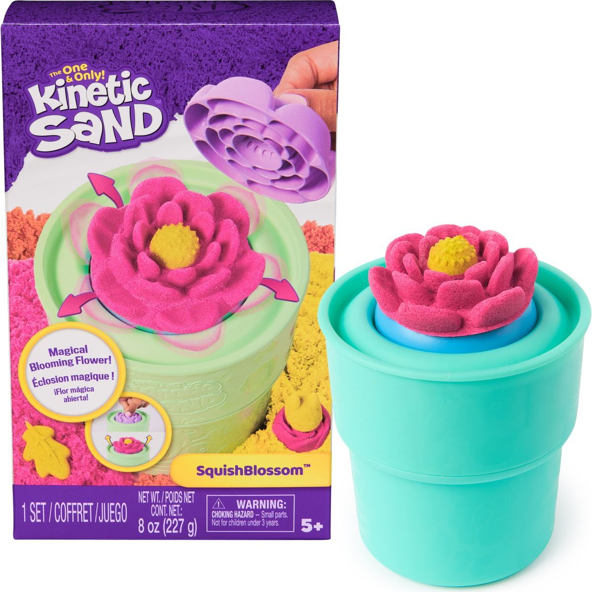Kinetic sand rozvíjej se poupátko