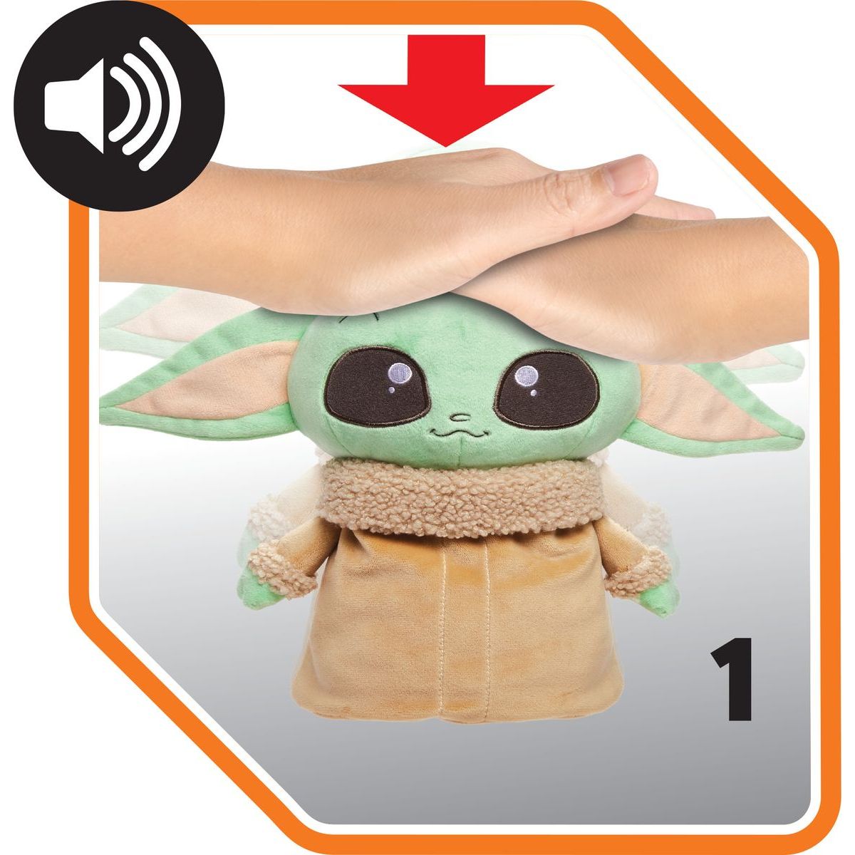Mattel Star Wars Skákací plyšák Grogu