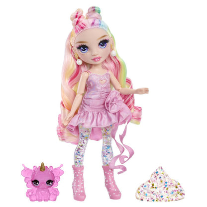 Rainbow High Panenka se slizem a třpytkami - Bella (pink)