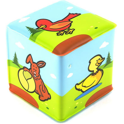 Teddies Kostka Moje první zvířátka 7 x 7 cm
