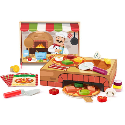 Woody Pizzerie Carlo, didaktická hra s vkládacími tvary