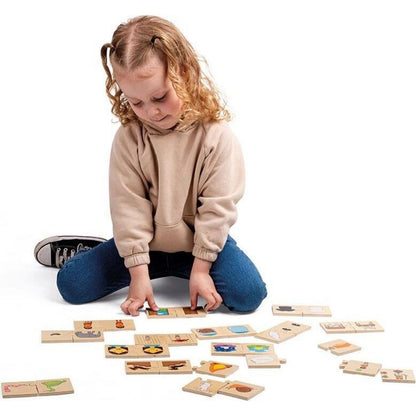 Bigjigs Toys Didaktické puzzle Protiklady