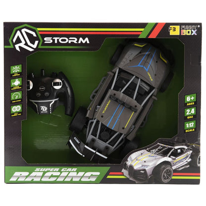 Auto RC Sport antracit 33 cm 2,4GHz s dobíjecím packem