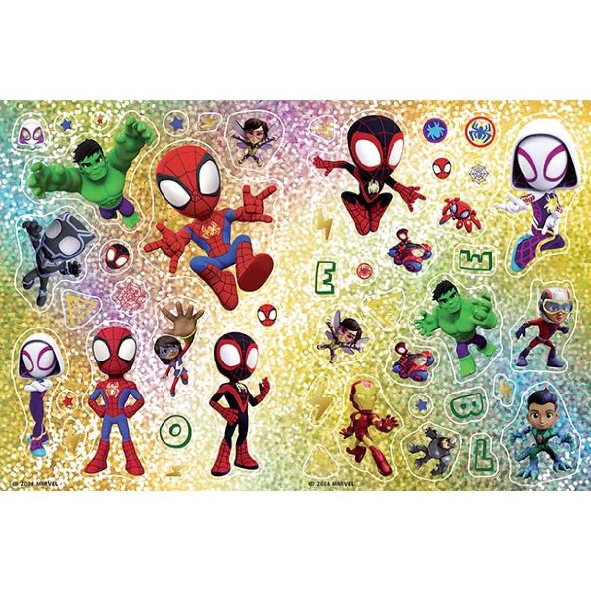 Jiří Models Zábava se třpytivými samolepkami Spidey