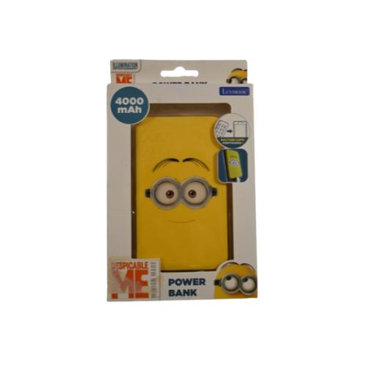 Lexibook Power banka Mimoni 4 000 mAh s přísavkami