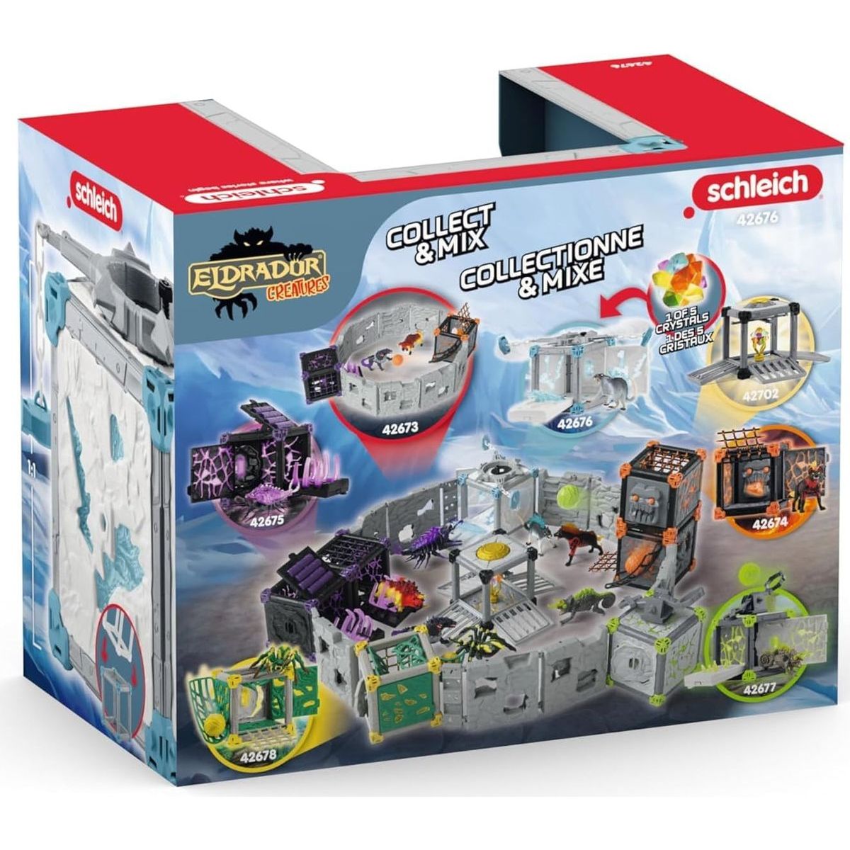 Schleich 42676 Aréna BattleCave ledové krysy