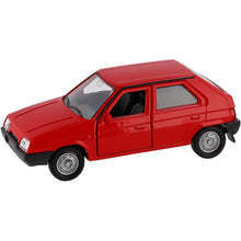 Dromader Auto Welly Škoda Favorit 11cm 1 : 34 červený
