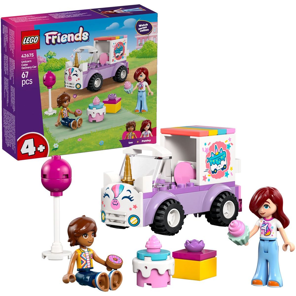 LEGO® 42675 Jednorožčí donáškové auto s dortem