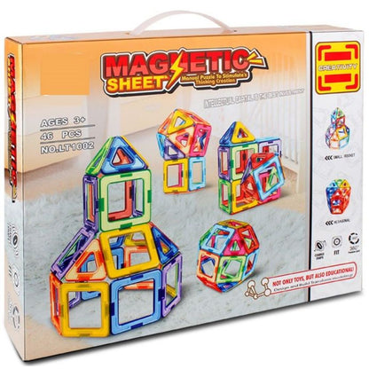 Sparkys Magnetická stavebnice Magnetic Sheet 46 dílků