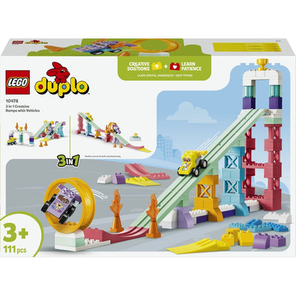 LEGO® DUPLO® 10478 Kreativní rampy s autíčky 3 v 1