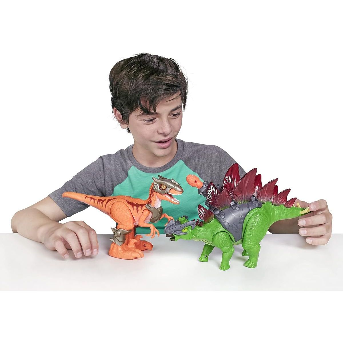 Robo Alive Dino Wars Raptor Orange
