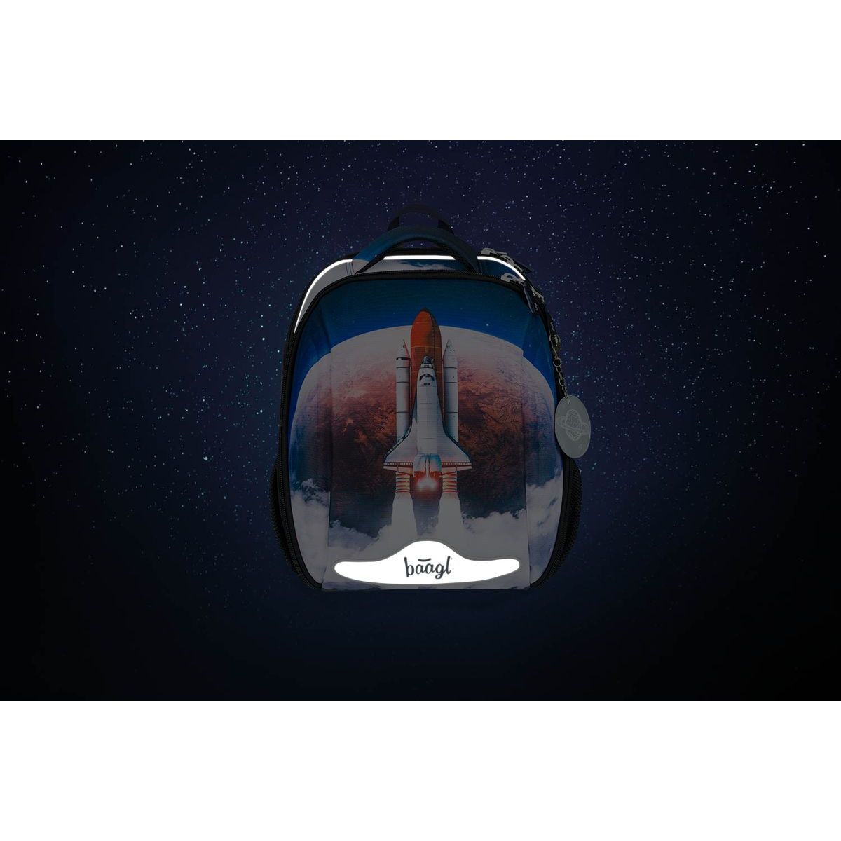 BAAGL Školní aktovka Shelly Space Shuttle
