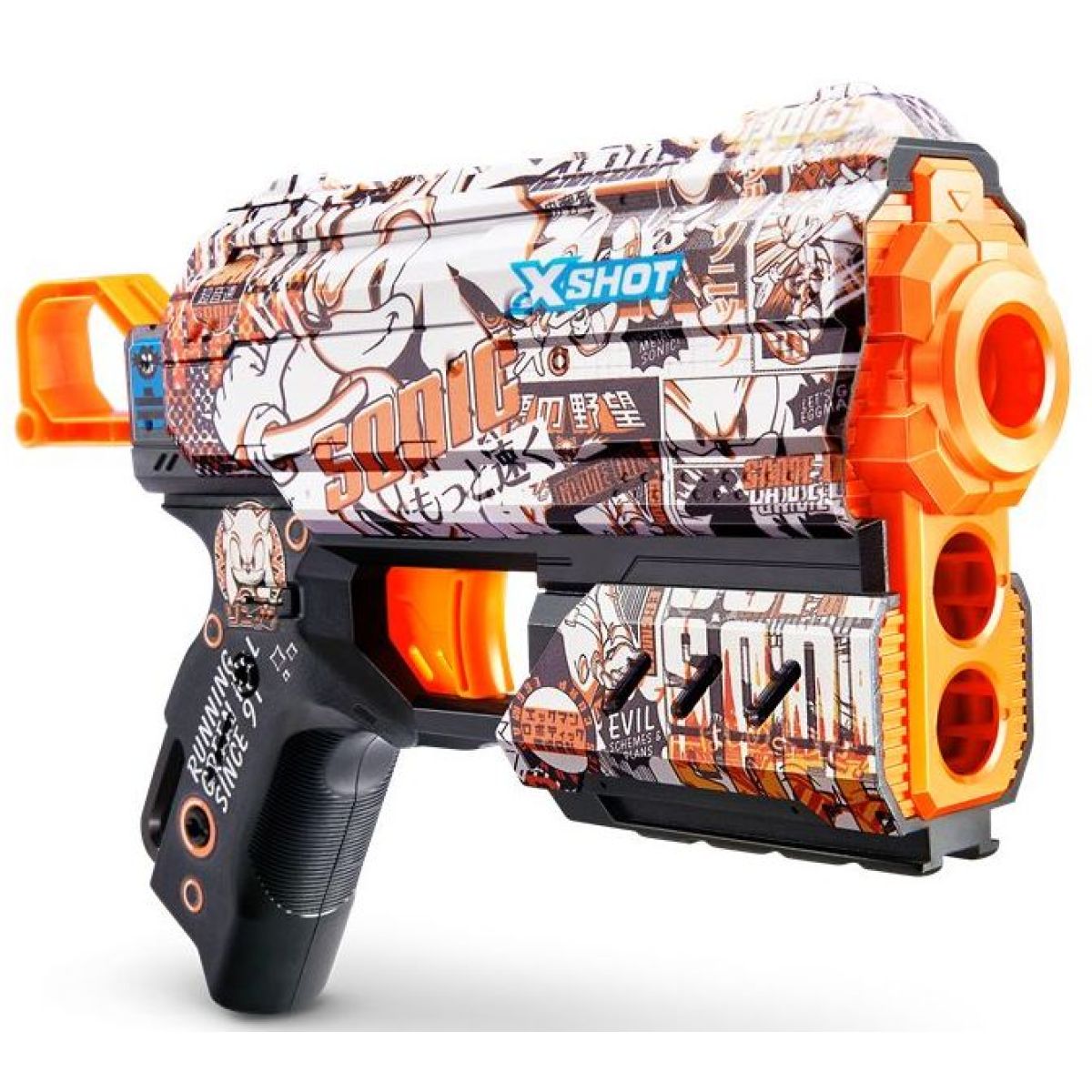 ZURU X-SHOT Skins Flux SONIC the Hedgehog