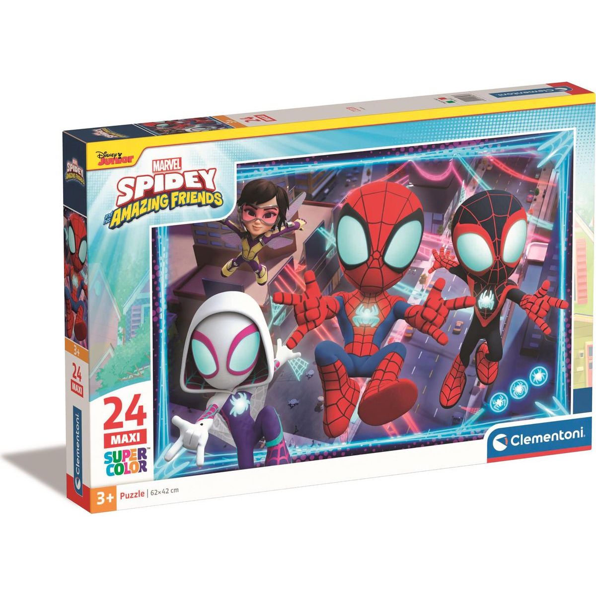 Clementoni Maxi Puzzle 24 dílků Spidey and his amazing friends