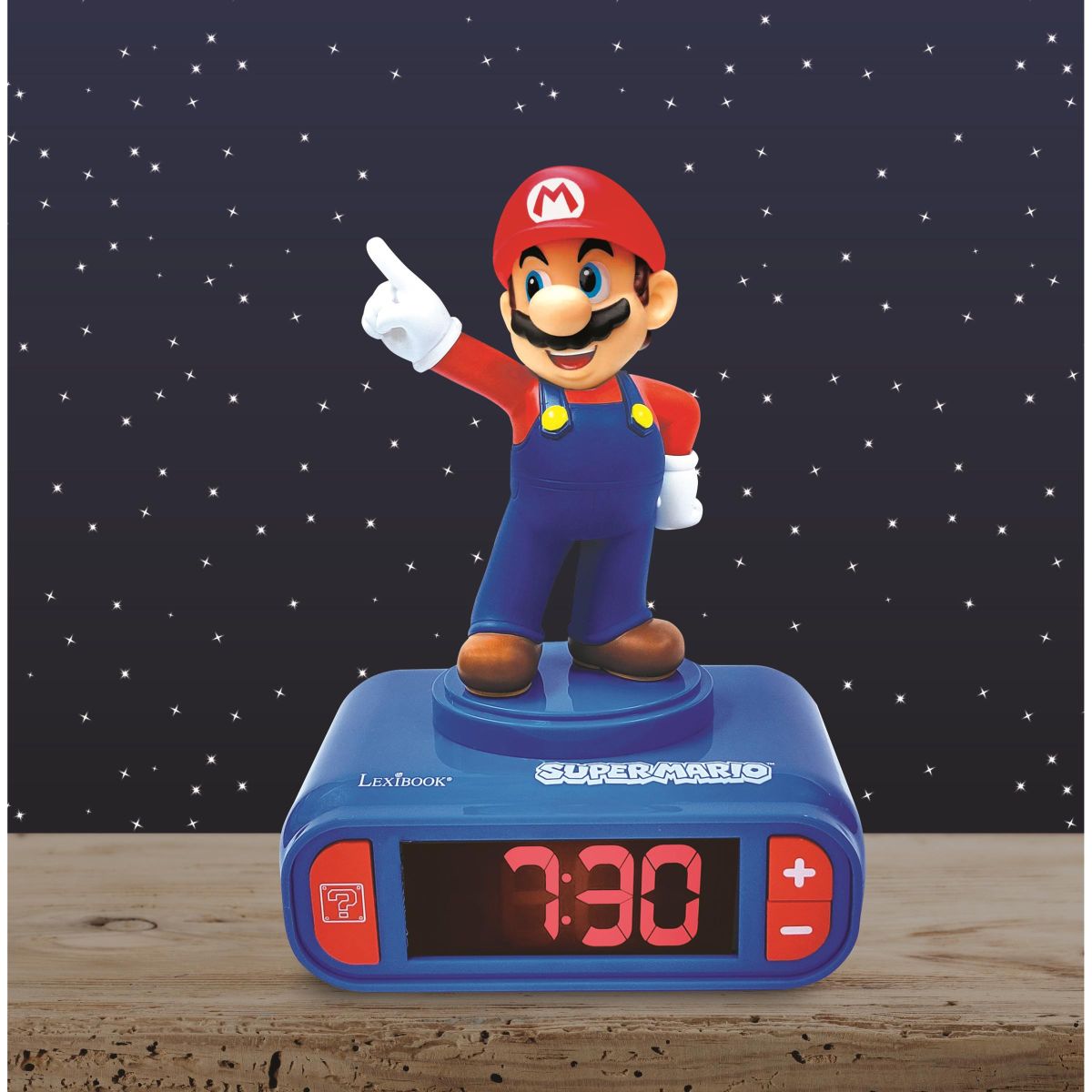 Lexibook Budík Super Mario se zvuky