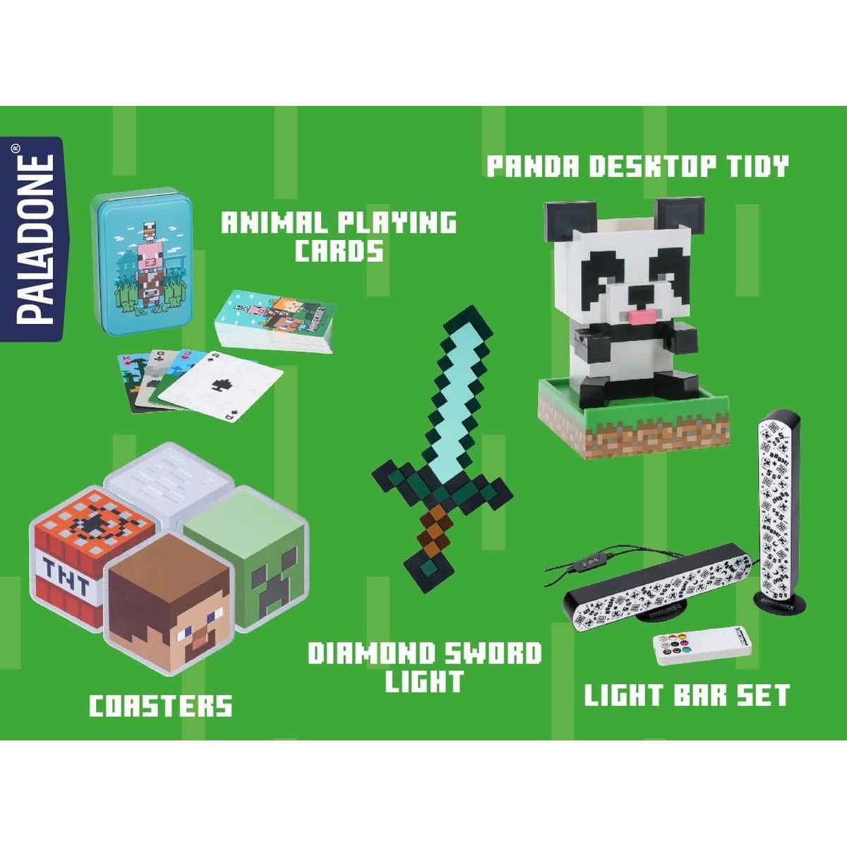 Minecraft světelná lišta